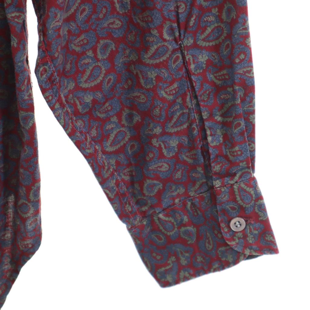 McGregor 60s Vintage Made in USA Paisley Pattern Long sleeve Button down shirt Men's Used