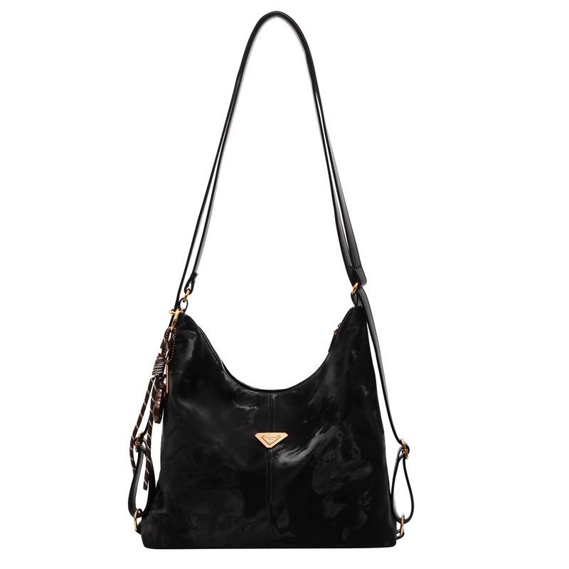 Retro Commuter Tote Bag Women's Large-capacity New Niche Single Shoulder Crossbody Multi-functional Backpack