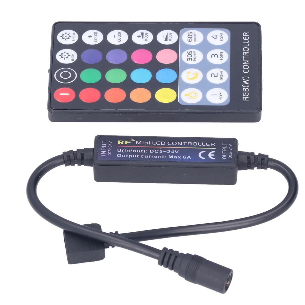LED Controller RF Mini RGBW LED USB Lamp Strip Full Touch Remote Transmission Ultra Thin Controller