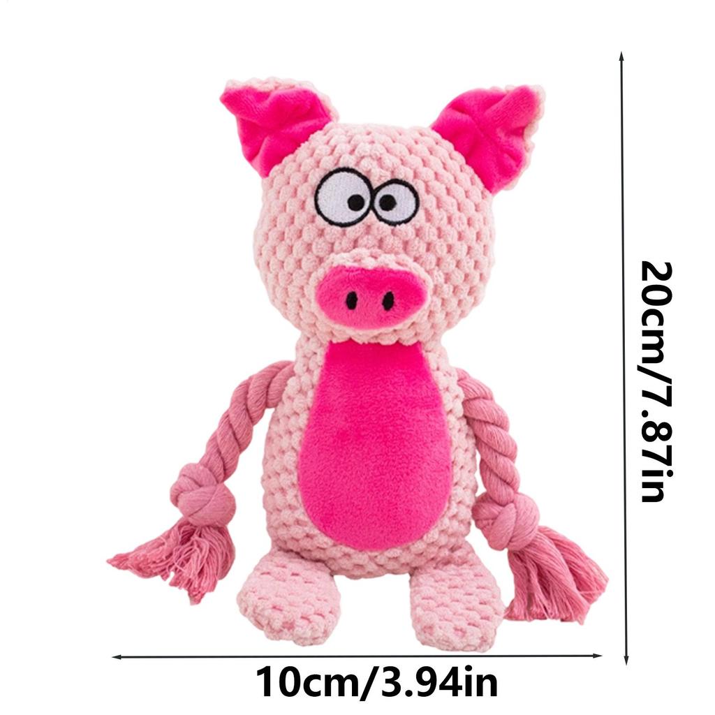 Dog Toys Aggressive Interactive Squeaky Calming Chewers Pet Toys for Puppy Cat Small Animals Indoor Outdoor Play Training