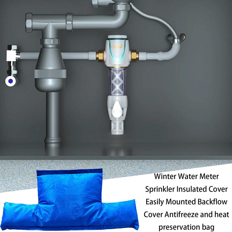Water Meter Freeze Protection Insulated Cover Pouch Removable Water Resistant Durable Water Meter Insulation Cover For Winter