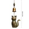 62KD Cats Wind Chimes Outdoor and Indoor Decoration Rustproof Metal Soothings Sound Garden Porch Hanging Ornament