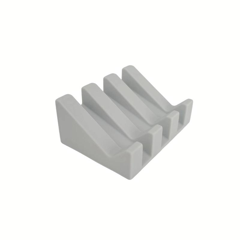 Silikon Seifenschale Seifenspender Schräg ablaufend Seifenbox Badezimmer Bad Seifenaufbewahrungshalter Küche Schwammaufbewahrungsregal