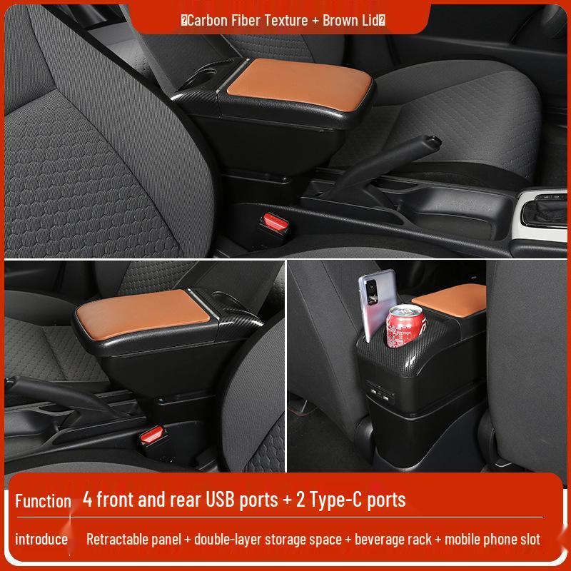 GAC Honda City Central Armrest Box: Interior Modification Accessory