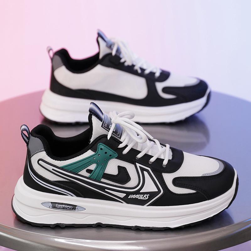 Папины кроссовки весна 22 новые на толстой подошве нескользящие повседневные спортивные сетчатые беговые кроссовки 39