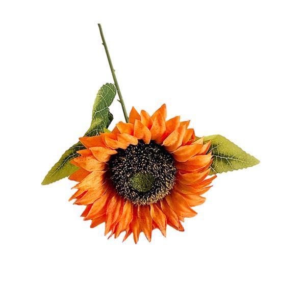 Artificial Flowers Realistic Sunflower Bouquet for Home Decoration UV-Resistant Fade-Free Adjustable Stem Living Room Bedroom Wedding Photo Props