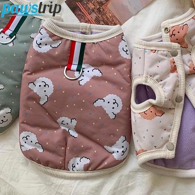 Warmer Wintermantel für kleine und mittelgroße Hunde, Hundekleidung mit D-Ring, Yorkie, Chihuahua, Kleidung, Hundezubehör