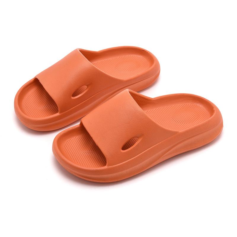 

Cool slippers women s summer senior indoor home household bathroom non-slip bath thick bottom outer wear men s shit-feeling slippers 40-41 помаранчевий