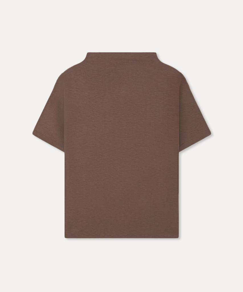 MIXXO Mock Neck Short Sleeve T-Shirt_Miwhwg301A