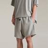 Fear of God Essentials Sweatshort Dark Heather Oatmeal Men Bottoms Grey 160SP242003F