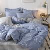 Bedding Four-piece Set Printed Washed Sheets Quilt Cover Pillowcase Set