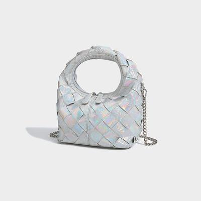 Nischendesign Handgewebte Handtasche Hochwertiger Sense Single Shoulder Crossbody Dumpling Bag