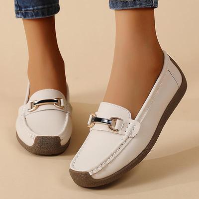 2025 Spring/Autumn Women's Casual Loafers - Soft Sole, Comfortable Flats, Plus Size Moccasins.