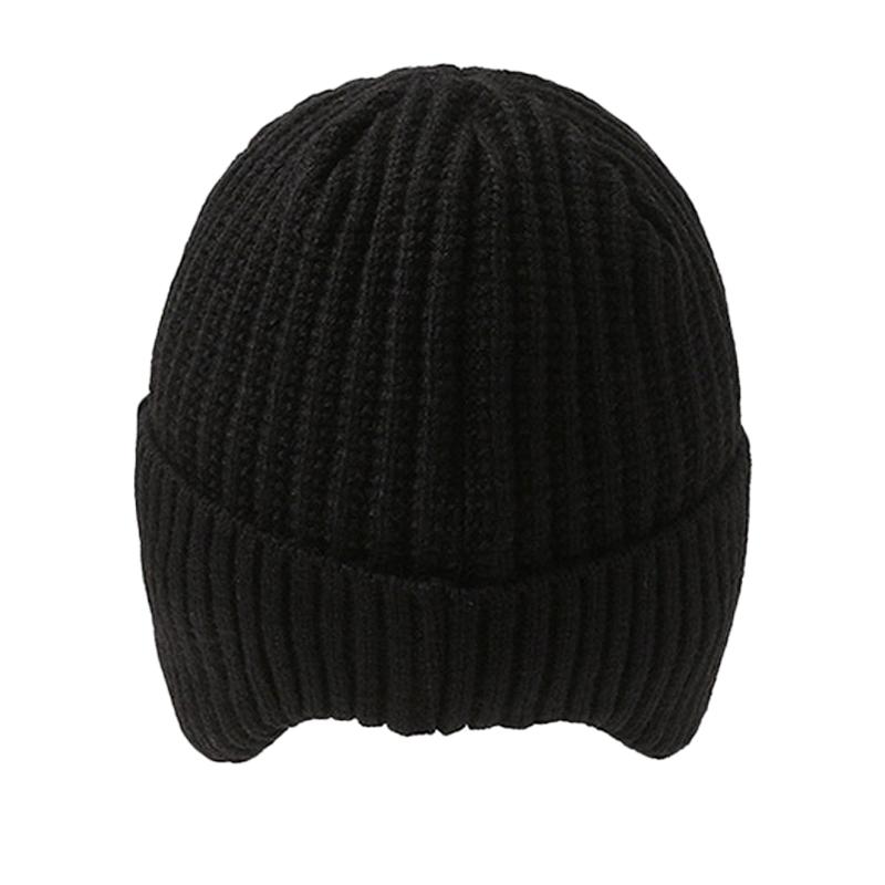 Winter Wool Cap Outdoor Warm Velvet Thick Knitted Cap Men Cold Ear Protection Cap