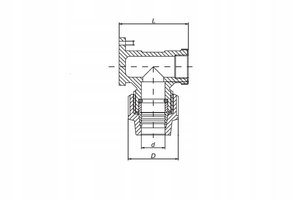 Pe Kolano Z Łapkami Naścienne 25Mm X 3/4 Gw