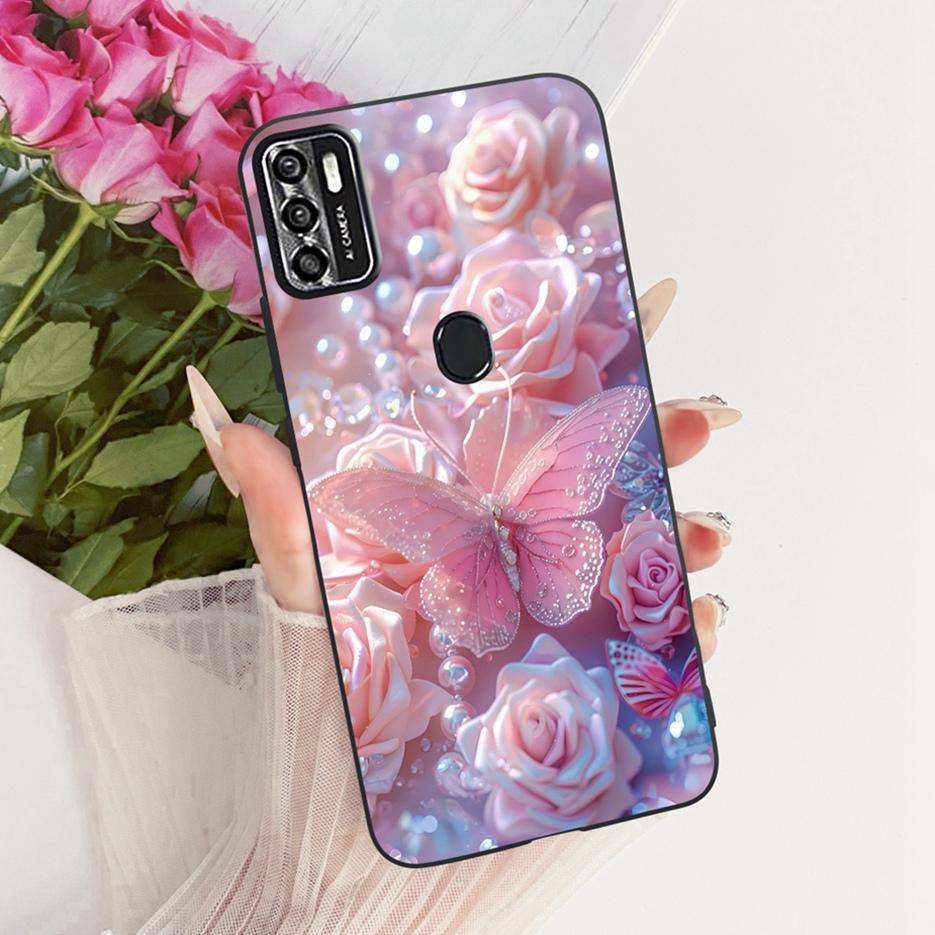 For ZTE Blade A7s 2020 Case A7020 Cute Lion Fashion Painted Cover Soft TPU Matte Phone Case For ZTE Blade A7s 2020 BladeA7s Bags