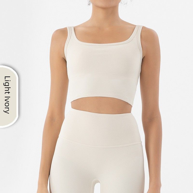 Yoga Thread Skin-Friendly Nude Feel Vest Sports Bra