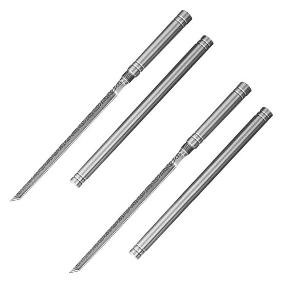 1/2/3/4/5Pcs Portable Fruit Cutter with Sheath Stainless Steel Blades Easy To Clean Vegetables Cutter Ergonomic Handle Multi-Purpose Cutter