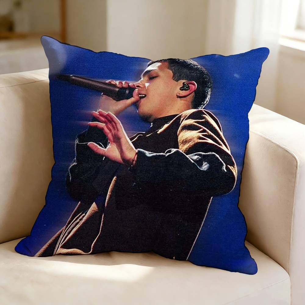 Spanish Rapper Cool MMilo J Square DoubleSided Printed Pillow Case Bedroom Bedside Pillow Sofa Cushion Cover