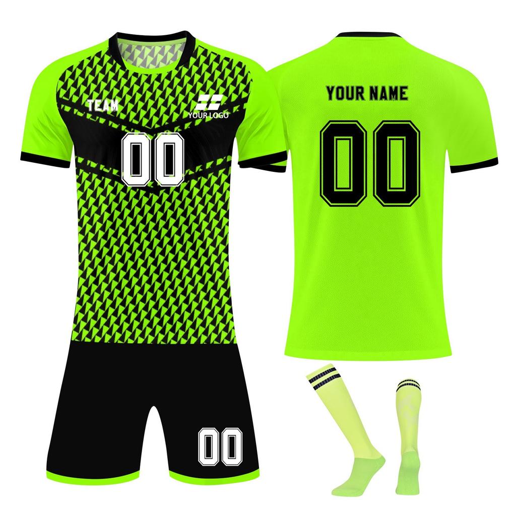 Personalised Shirts Kit Mens Girls With Name Number Custom Football Jerseys For Boys Training Suit
