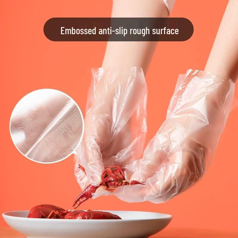 CHAHUA Food-Grade Disposable PE Gloves