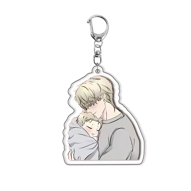 

Animation Night By The Sea Main Character Key Chain Keychains For Kim Euihyun Yeo Taeju Accessories Bag Cartoon Pendant Keyring 6 cm