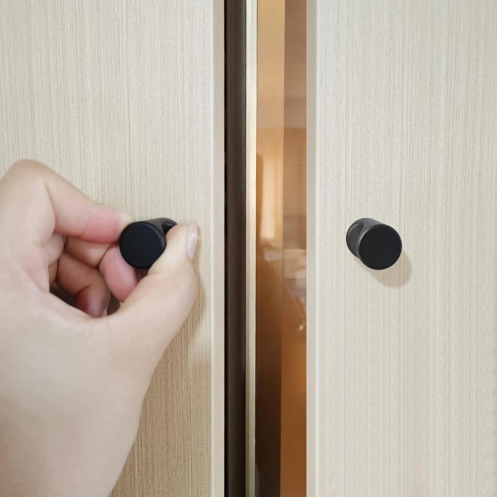 12 Pcs Aluminum Cylinder Drawer Pulls Wardrobe Knobs Modern Cylindrical Handle Minimalist Cabinet Handle Used for Cabinet Dresser