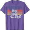 Nuova T-shirt Casual alla Moda Disney Topolino e Amici Topolino e Pluto Linea Retrò S-4XL Quattro Stagioni