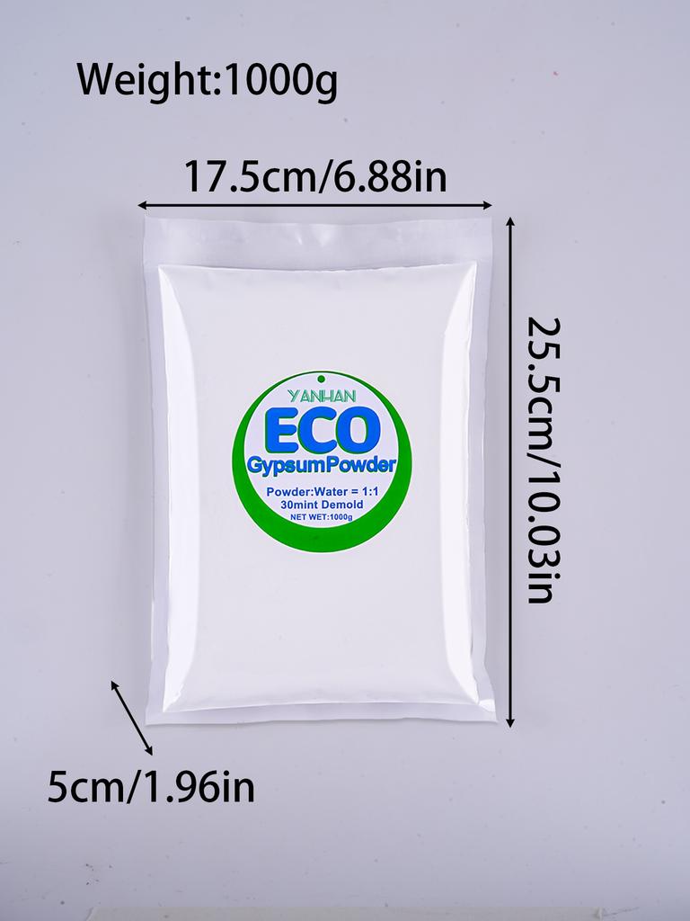 200g/500g/1000g High Density Gypsum Powder Resin Casting Powder DIY Cement Clay Plaster Doll Handmade Crafts Making Material