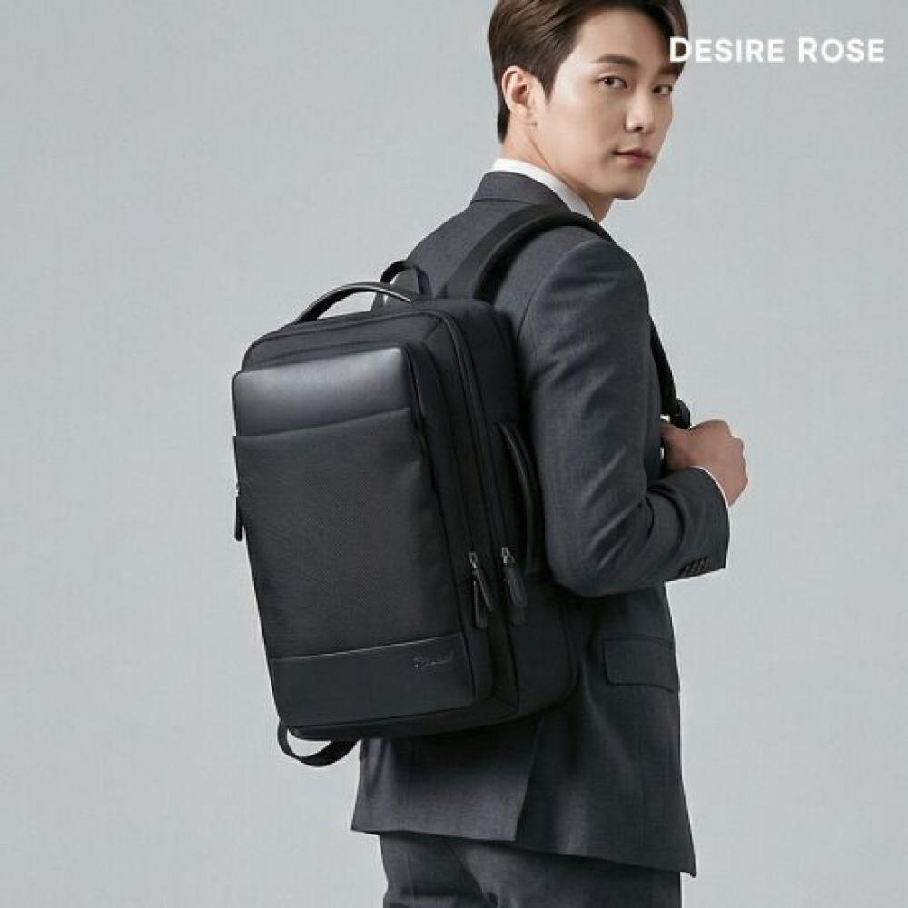 Desire Rose Men Business Laptop Backpack 2color Expandable