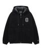 COVERNAT C Logo Corduroy Hoodie Jacket Black
