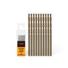 10PCS Straight Shank Twist Drill Bits Twist Design HSS Drill Bits Drill Bits  Industrial Use