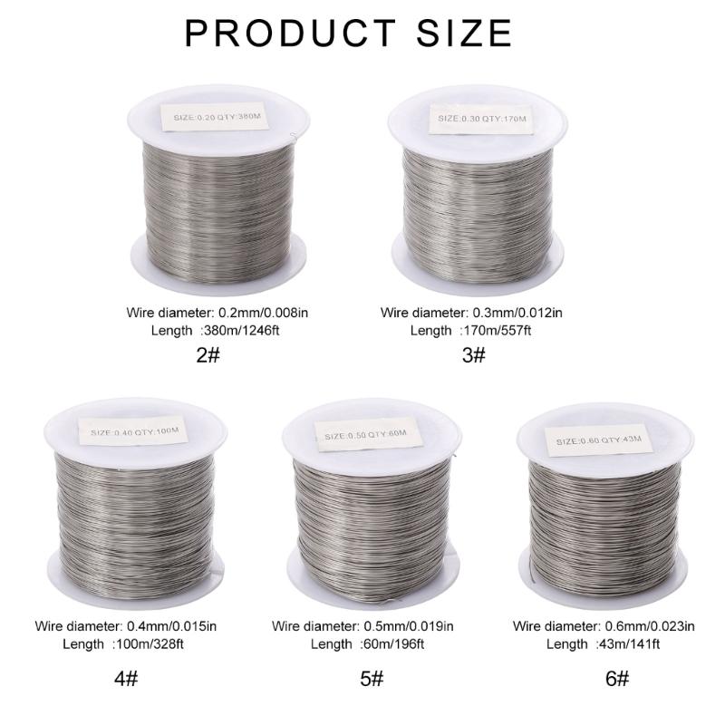 0.2/0.3/0.4/0.5/0.6mm Wire Flexible Metal Wire Alloy Texture for Jewelry Making and Sculpting Suitable for Craft Project