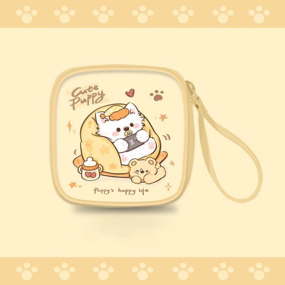 

Большая вместительная сумка для хранения гигиенических салфеток, сумка для мелких предметов с героями мультфильмов, новый кошелек для монет для студентов Puppy Rocker