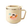 316 Stainless Steel Straw Water Cup Double Wall Drinking Cup Cute Insulated Mug  for Children