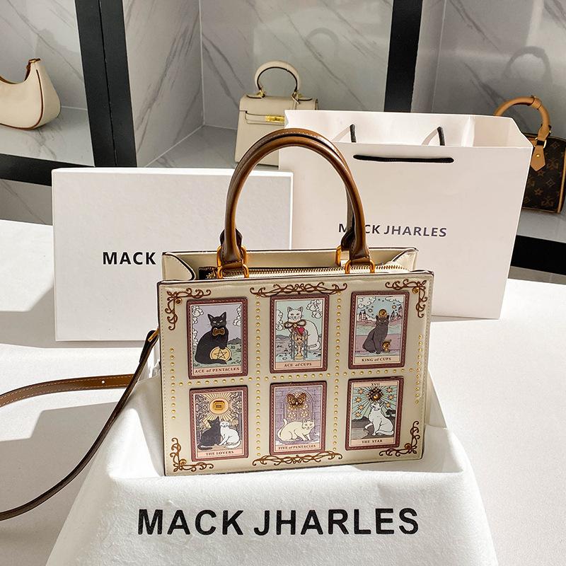 Винтажная вышитая сумка-тоут для тяжелой промышленности, Новая высококачественная сумка-тоут, Сумка Келли