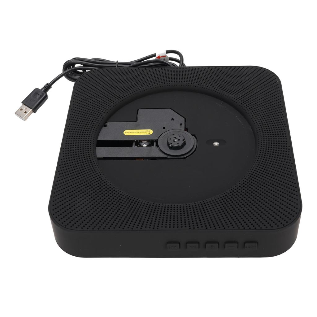 CD Player with Bluetooth HiFi Speaker Timer USB SD AUX Expandable Desktop CD Player for Party Home