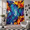 Juventus FC Wandteppich Heimdekoration Wandbehang Tuch für Schlafzimmer Wohnzimmer Hintergrund