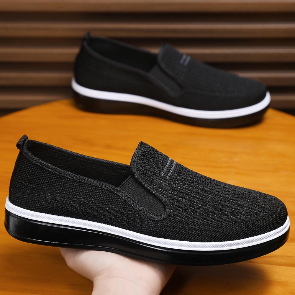 Men s Summer Breathable Mesh Casual Sneakers - Trendy, Versatile, Soft Sole Board Shoes 40