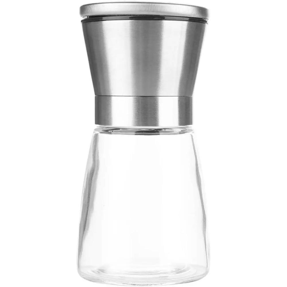 PremiumPepper Grinder AdjustableCeramic Grinder Precision MachinedStainless Steel Grinder and PremiumPeppercorn Sponge Packaging
