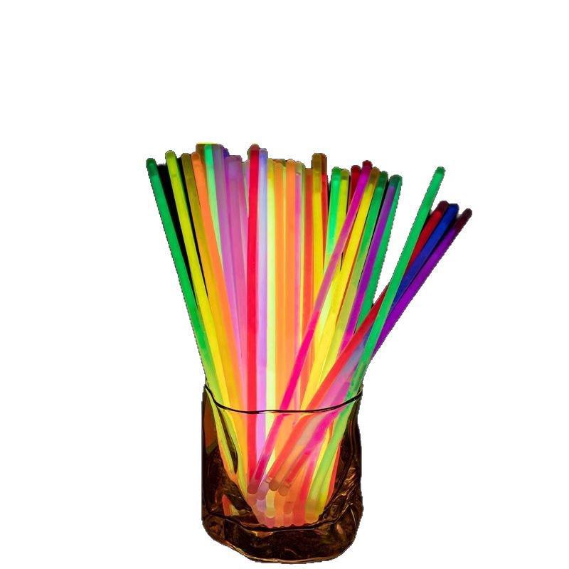 Fluorescent Glow Stick Bracelet: Attaches To Clothing, Perfect for Kids' Parties, DIY Activities, and More