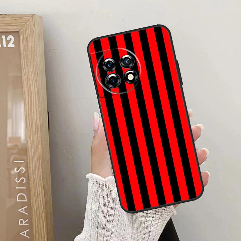 Milan Stylish Stripe Design Case For OnePlus 12 11 9 10 Pro 9RT 10T 10R 12R OnePlus Nord 2 CE 3 Lite CE4 N10 N20 Cover