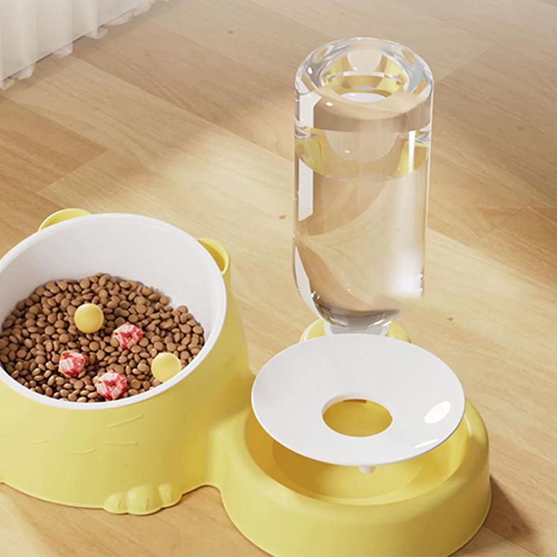 1 Stück Blau Haustier Hund Katze Napf Brunnen Automatisch Futter Wasser Spender Behälter Für Katzen Hunde Trinken Haustierartikel