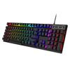 Corded 104 Key Full Size Gaming Keyboards Featuring Lighting and Ergonomic for Comfortable Use