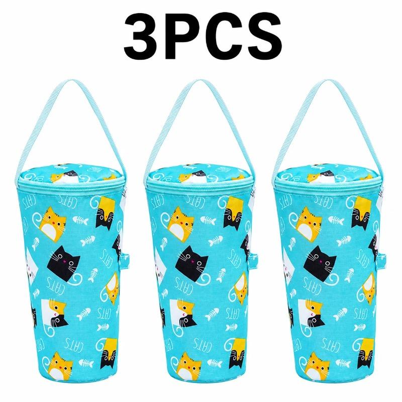Insulated Milk Tea Carrying Bag Portable Drink Cup Cover Heat Preservation Tote Pouch for Coffee Juice Camping Outdoor Daily Use