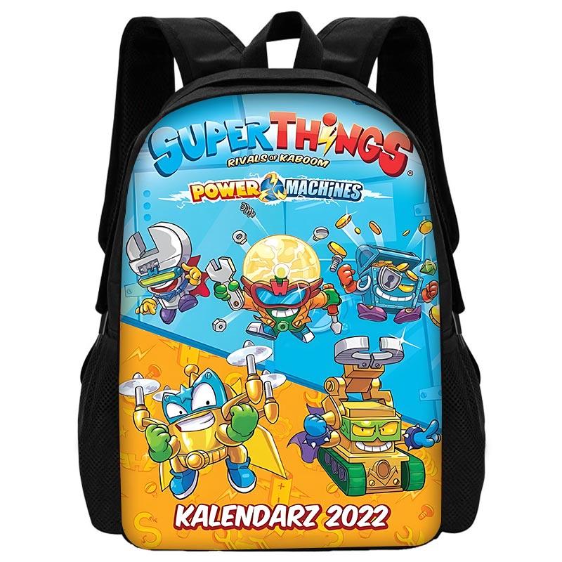 Super Zings SuperThings Child School Backpack with Shoulder Bag Pencil Bags School Bags for Boys Girls Best Gift