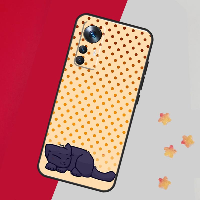 Cute Kawaii Blueberry Cat Case For Xiaomi 13T Pro 12T 11T 12 14 13 Lite 12X POCO F5 X3 X5 Pro X4 F4 M5 M5s F3 Cover