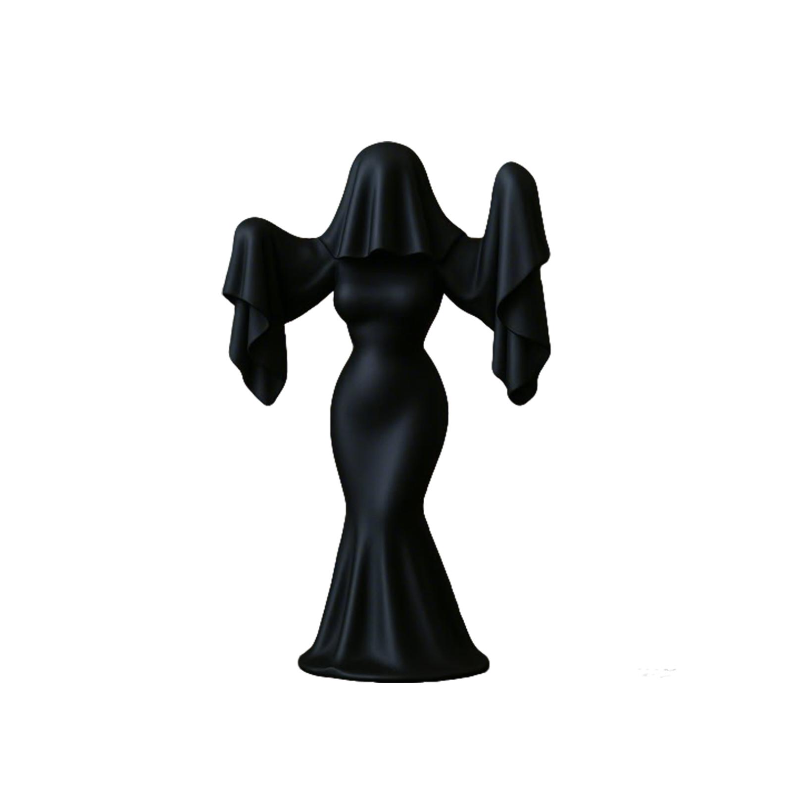 

Статуэтка невесты на Хэллоуин, изделие из смолы - Скульптура на Хэллоуин - Ночь Хэллоуина - Подходит для спальни на Хэллоуин в качестве предмета домашнего декора One Size чёрный