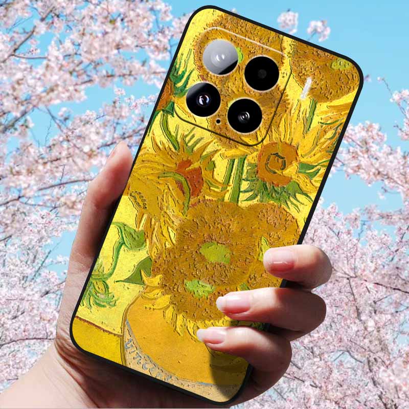 For Xiaomi 15 Pro 5G 6.73"Cases 3D Relief Soft Silicone Cover Retro Embossed for Xiaomi 15 5G Phone Mi 15pro 15 3D Soft TPU Case