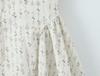 Hepburn Floral Lace-Trimmed Spaghetti Strap A-Line Dress Women's Slim-Fit Summer Short Skirt